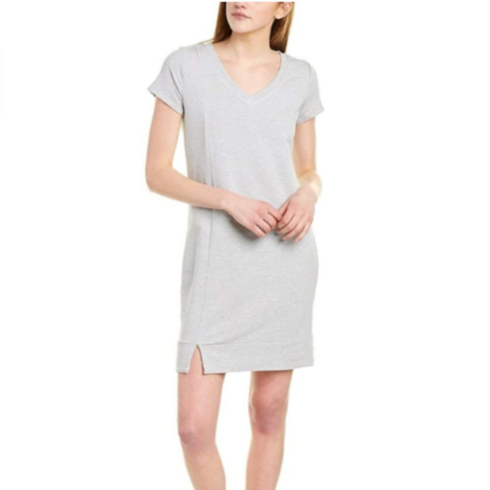 Adyson Parker Women's Short Sleeve V-Neck T-Shirt Dress - S